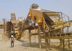 trituradora de impacto de mineral de oro usado para la venta  